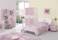 FLORAL BUNK BED FULL ROOM