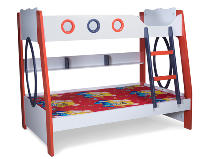 kids bed with study