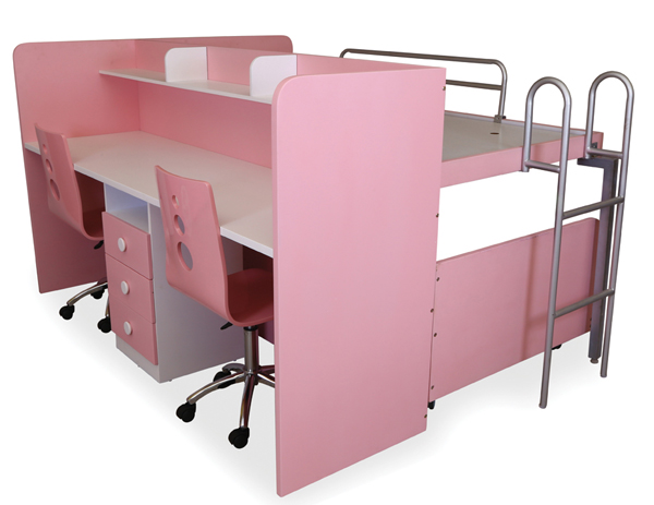 Bunk Beds With Study Table, Bunkers Bunk Bed With Trundle
